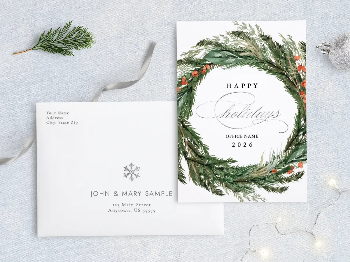 Front with Envelope Design