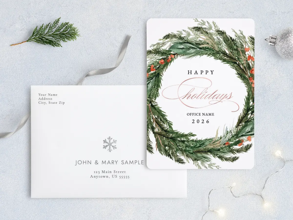 Front with Envelope Design