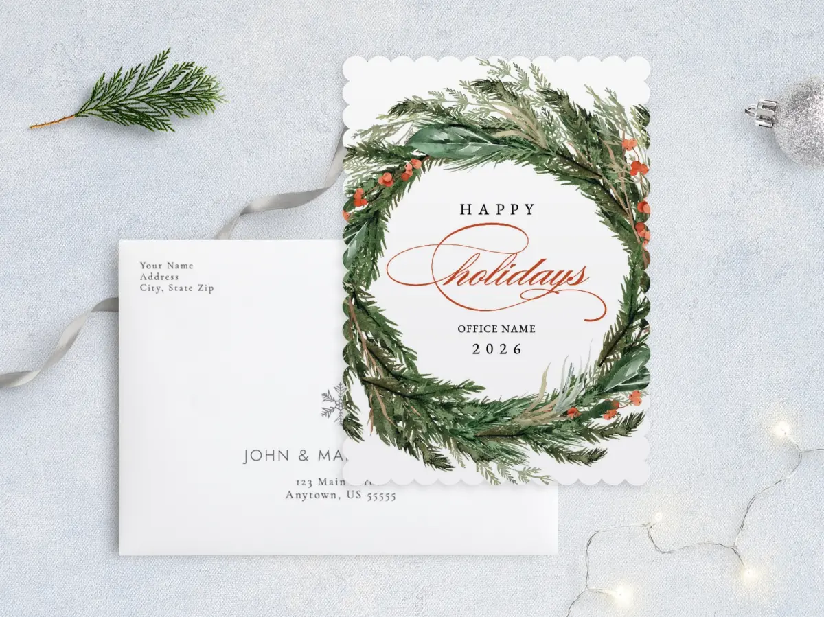 Front with Envelope Design