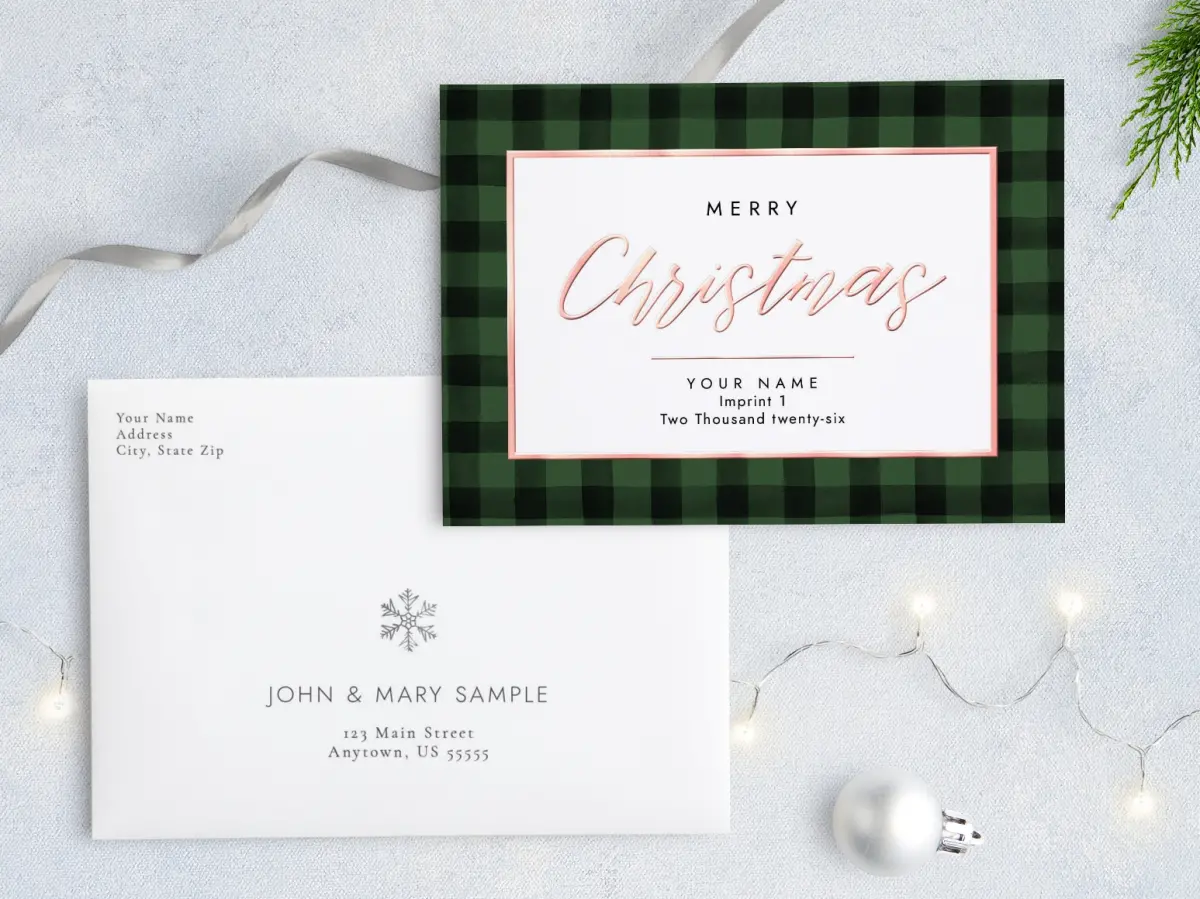 Front with Envelope Design