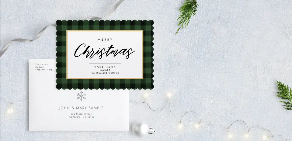 Front with Envelope Design