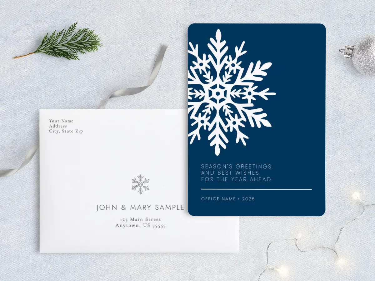Front with Envelope Design