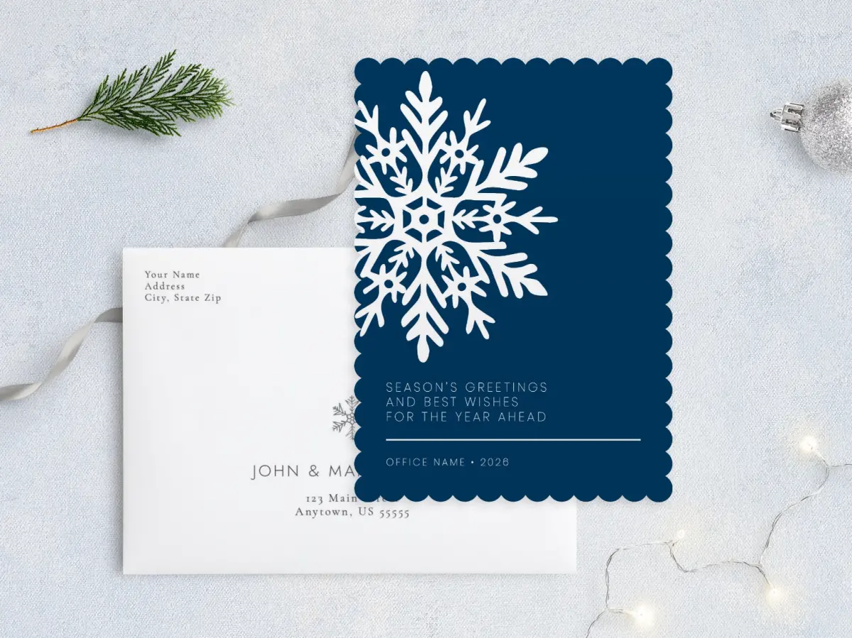 Front with Envelope Design