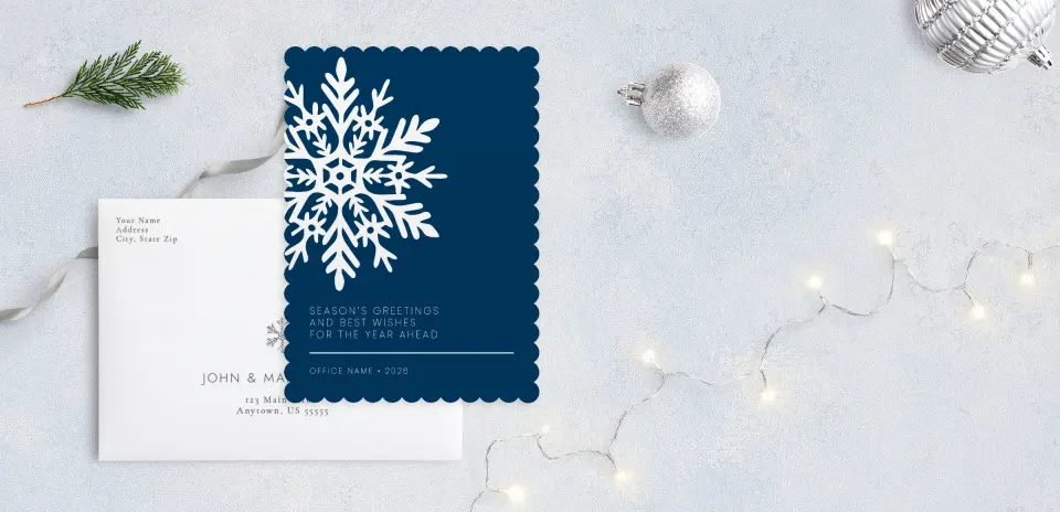 Front with Envelope Design
