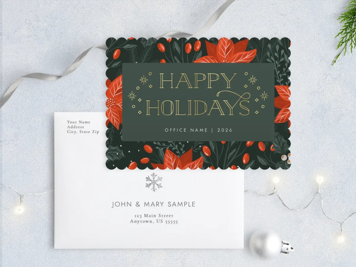 Front with Envelope Design