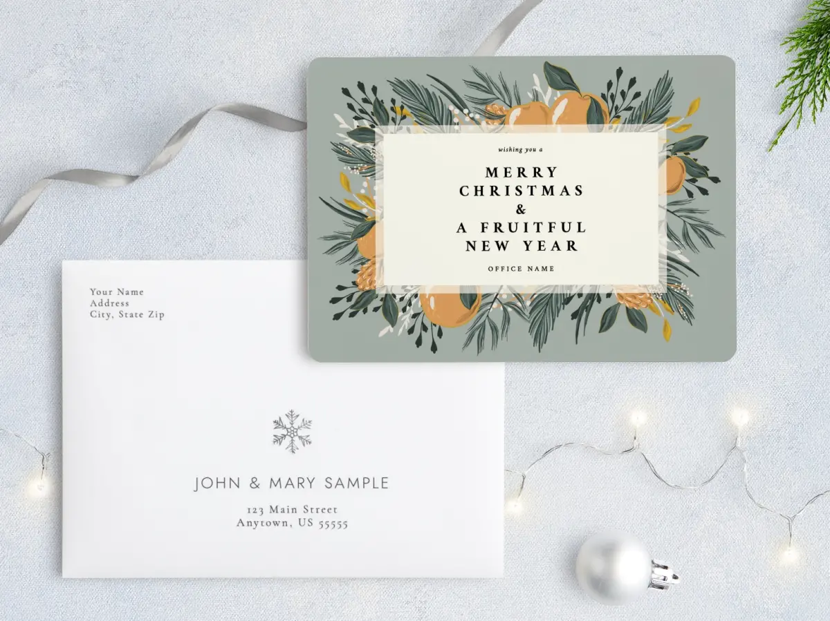 Front with Envelope Design