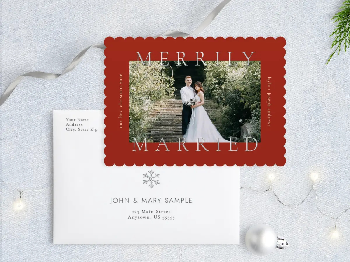 Front with Envelope Design