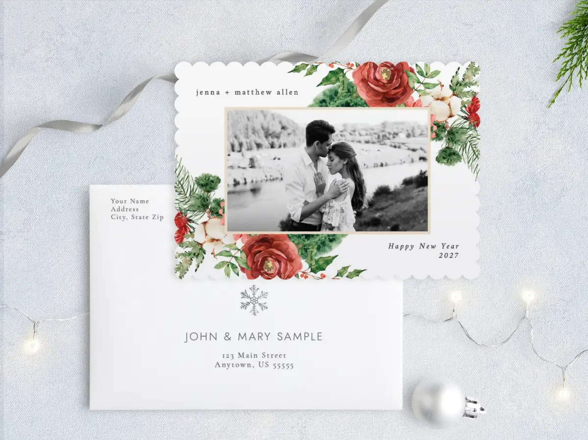 Front with Envelope Design