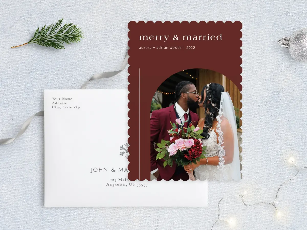 Front with Envelope Design