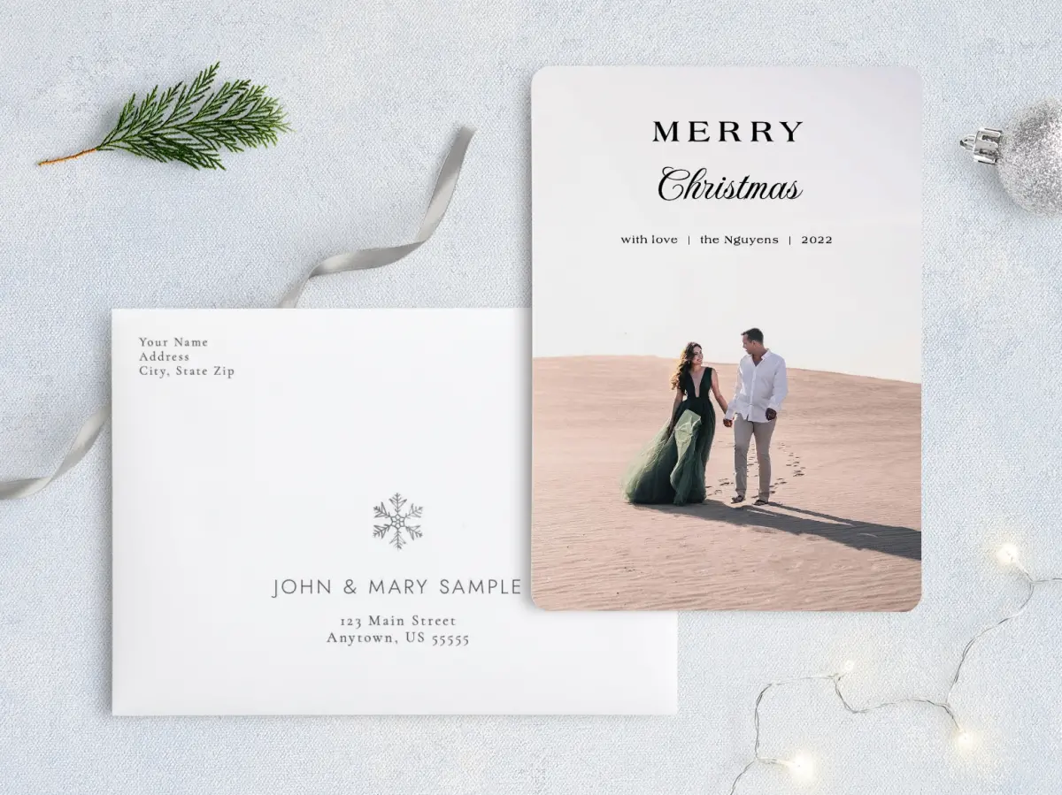 Front with Envelope Design
