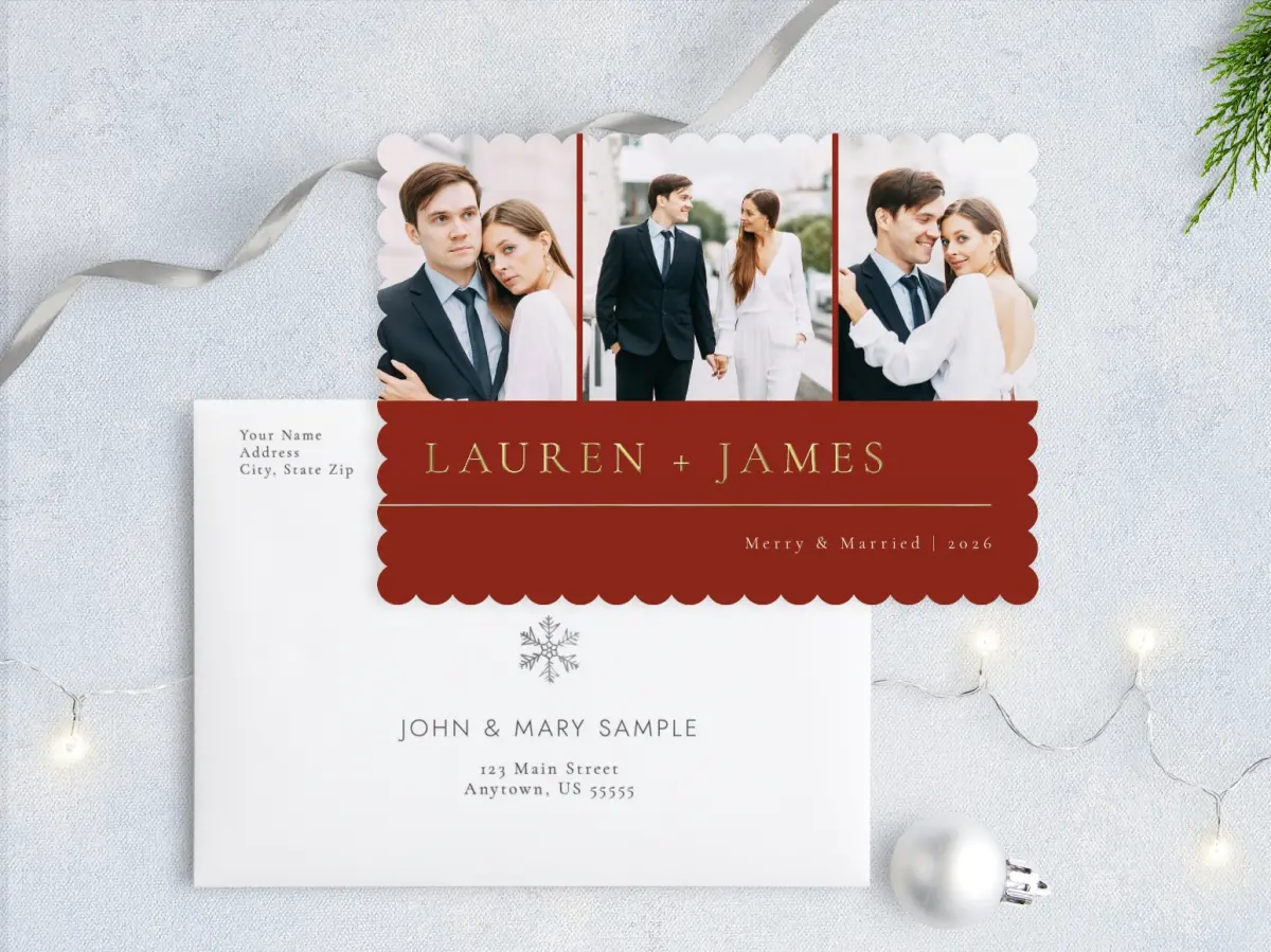 Front with Envelope Design