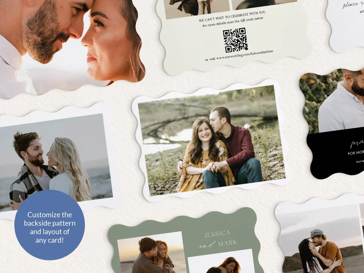 Back of Save the Date Card