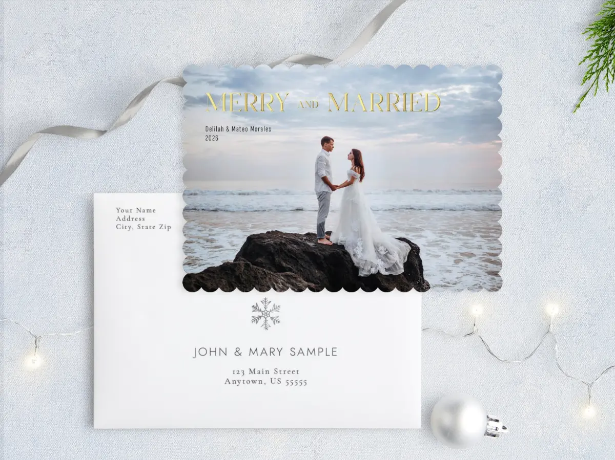 Front with Envelope Design