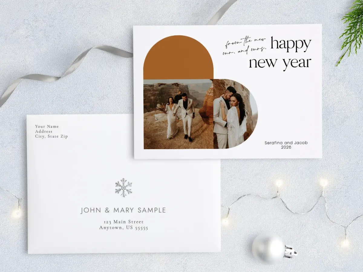 Front with Envelope Design