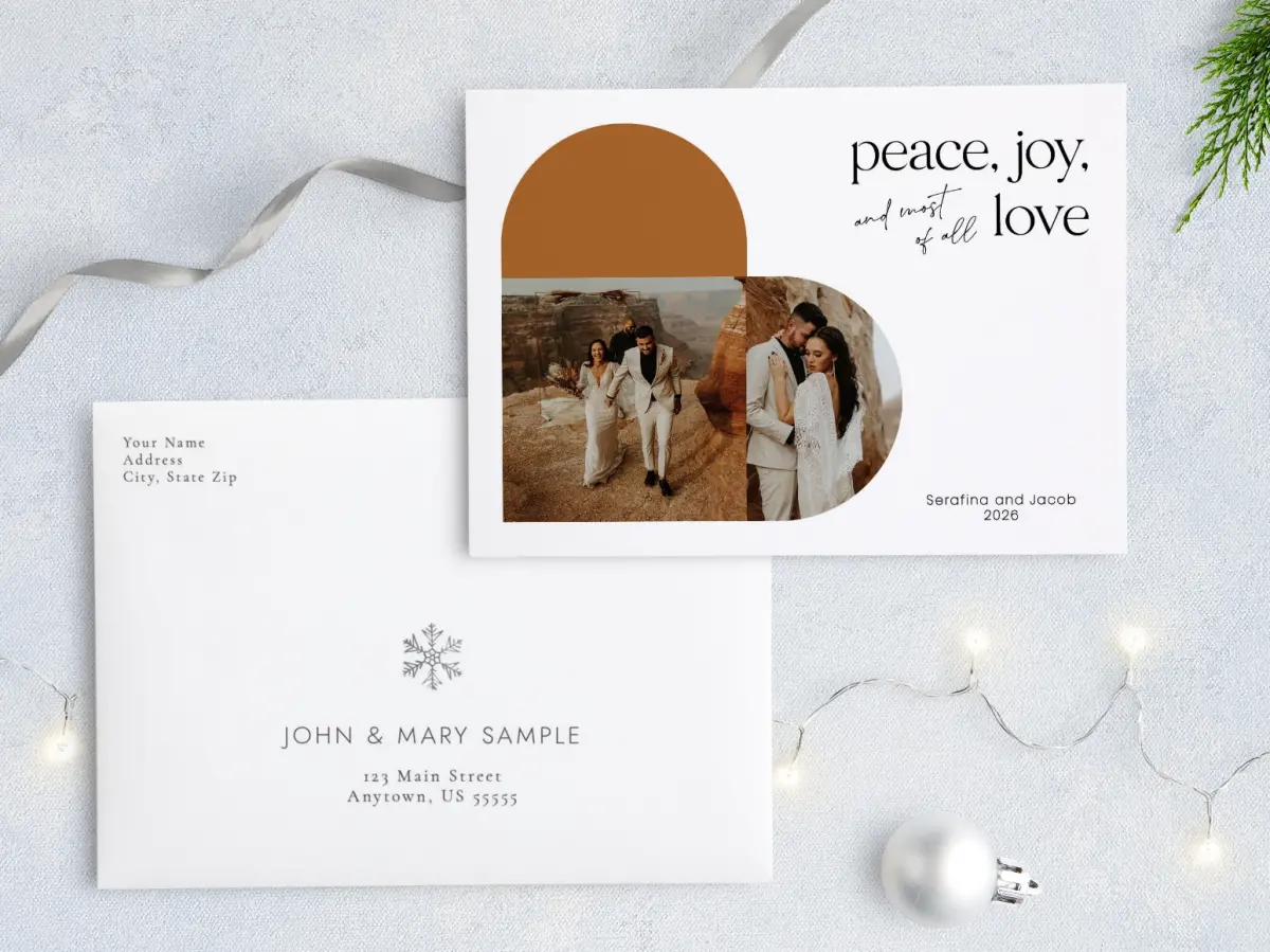 Front with Envelope Design
