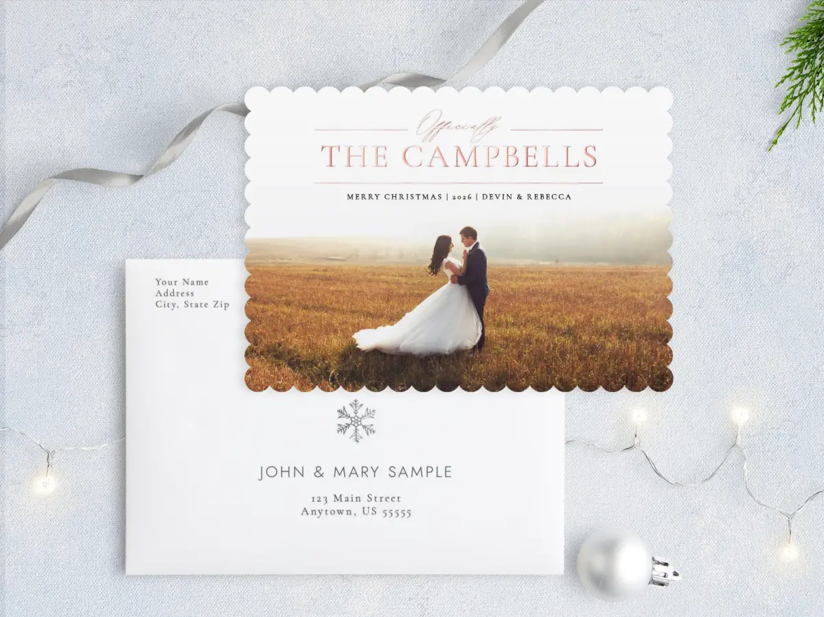 Front with Envelope Design
