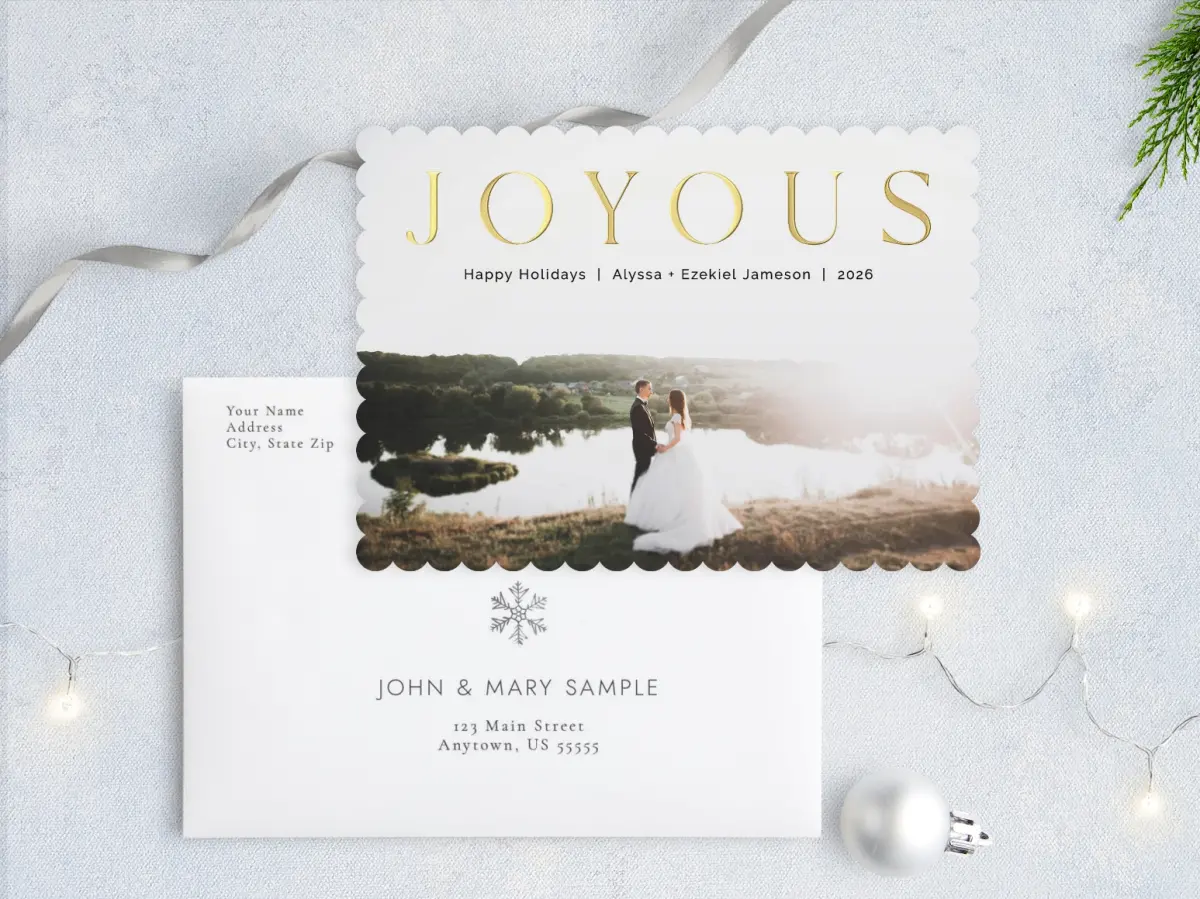 Front with Envelope Design