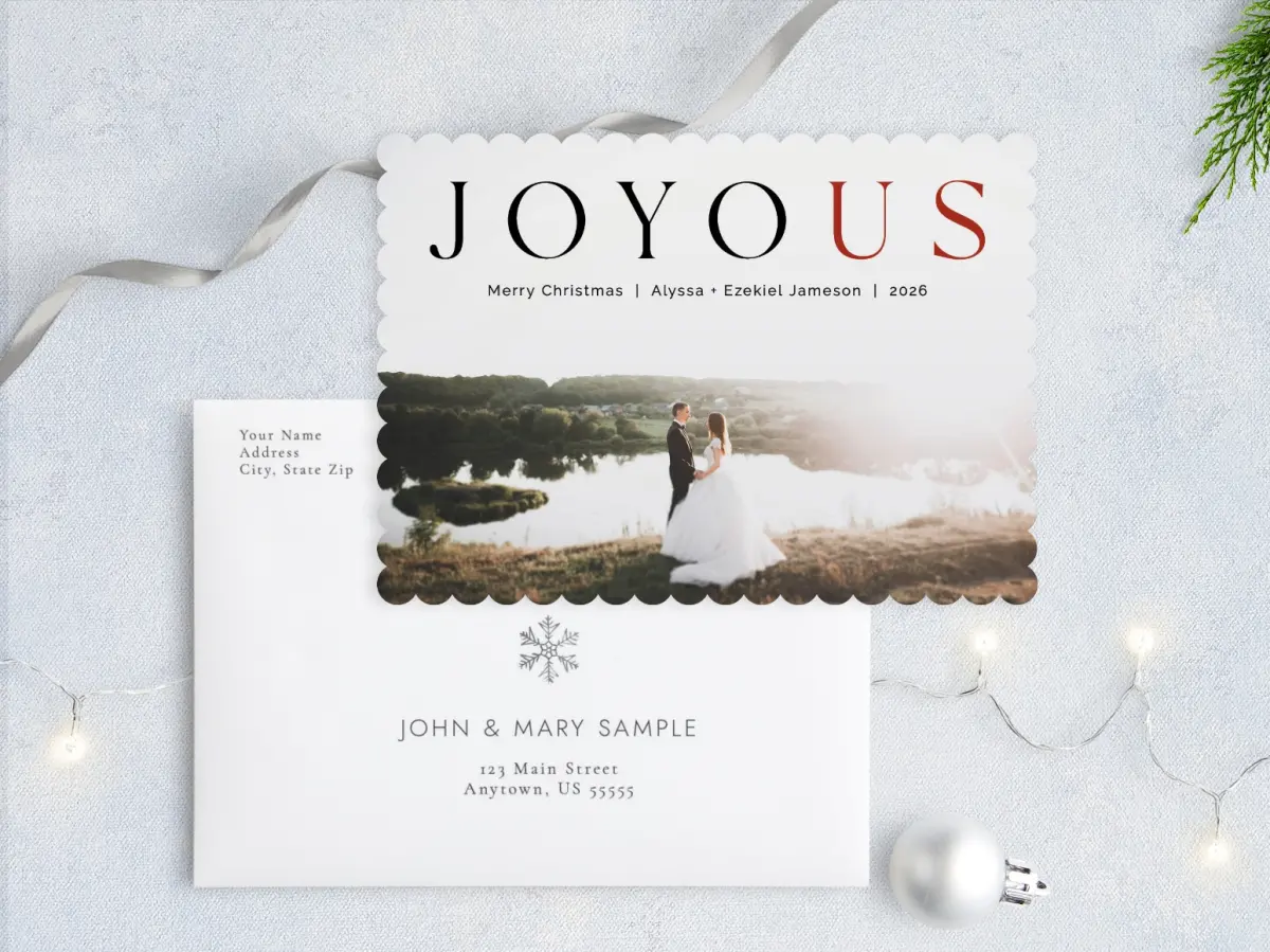 Front with Envelope Design