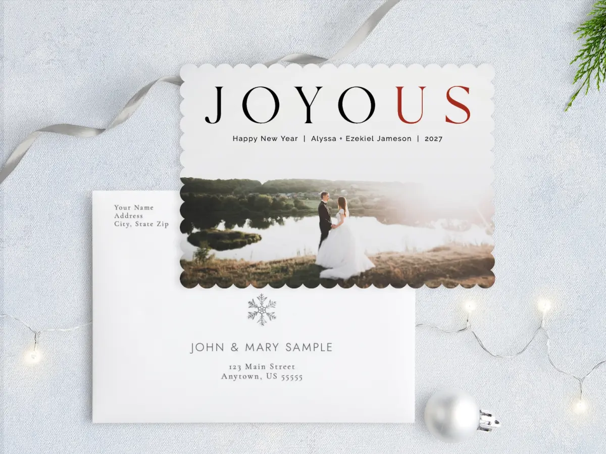 Front with Envelope Design