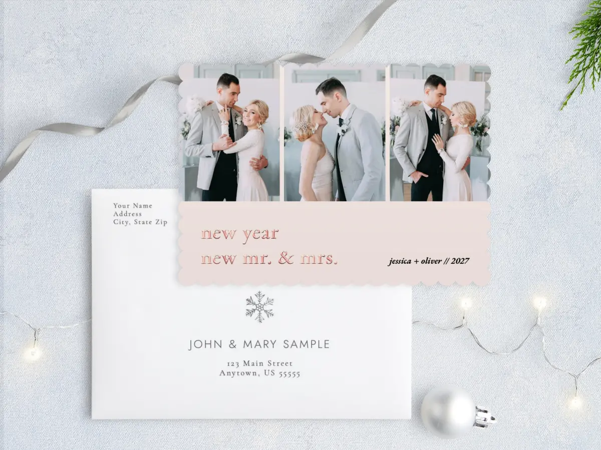 Front with Envelope Design