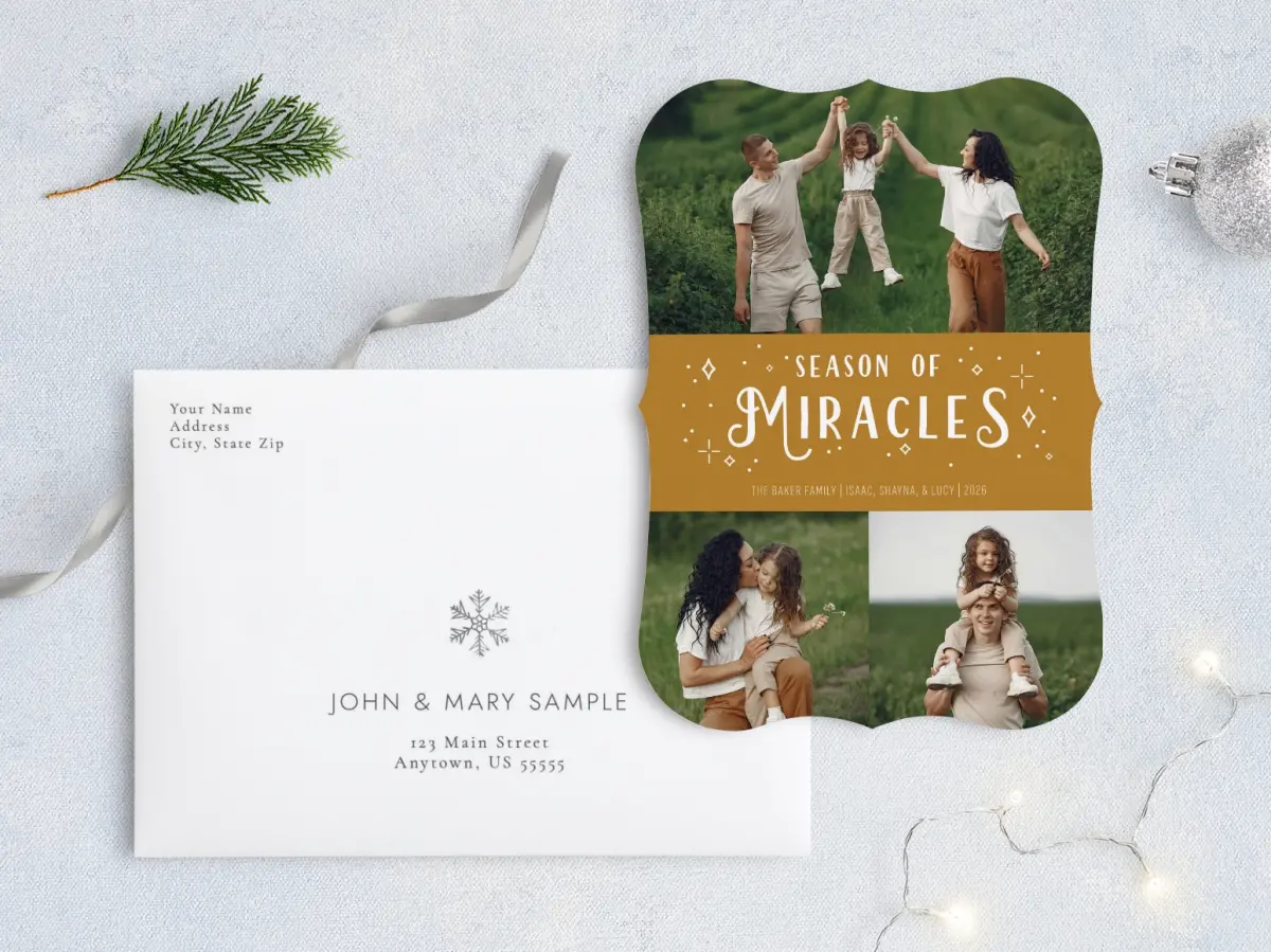 Front with Envelope Design