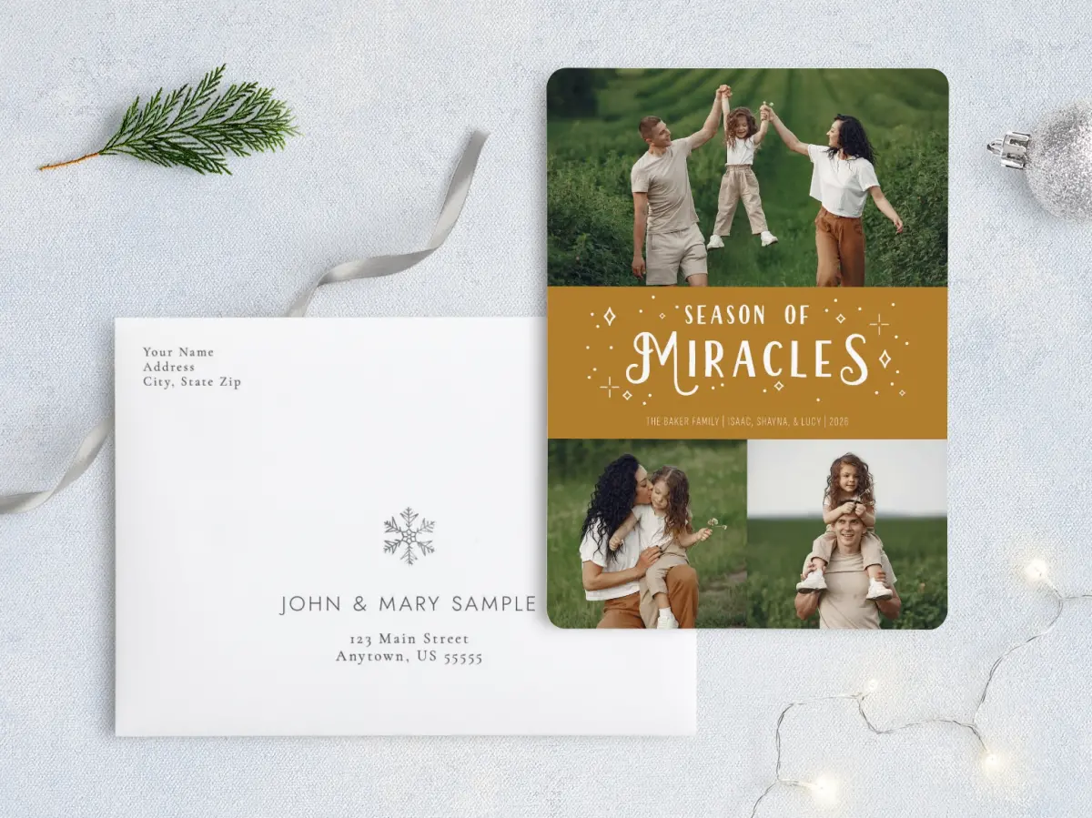 Front with Envelope Design