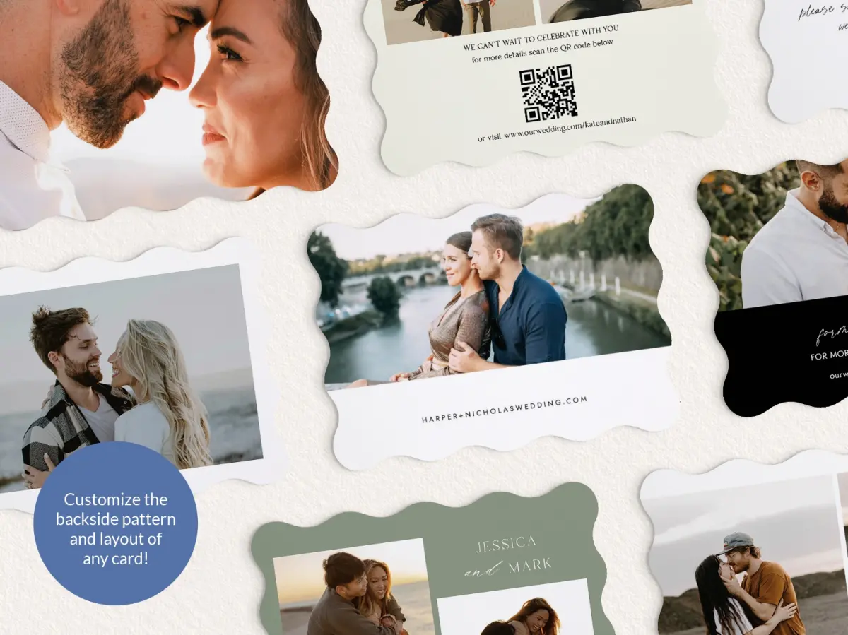 Back of Save the Date Card