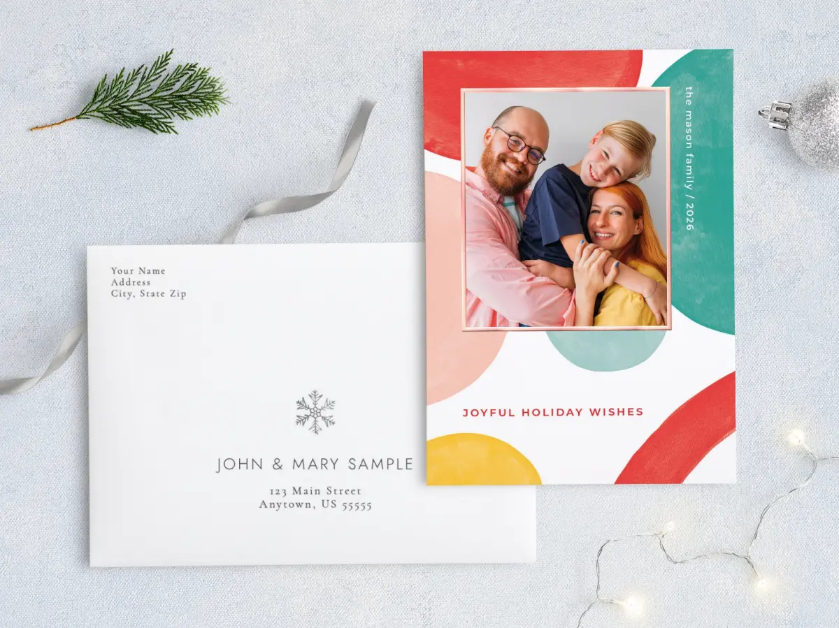 Front with Envelope Design