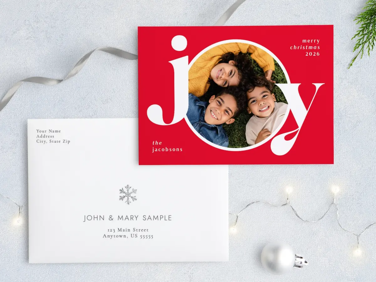 Front with Envelope Design