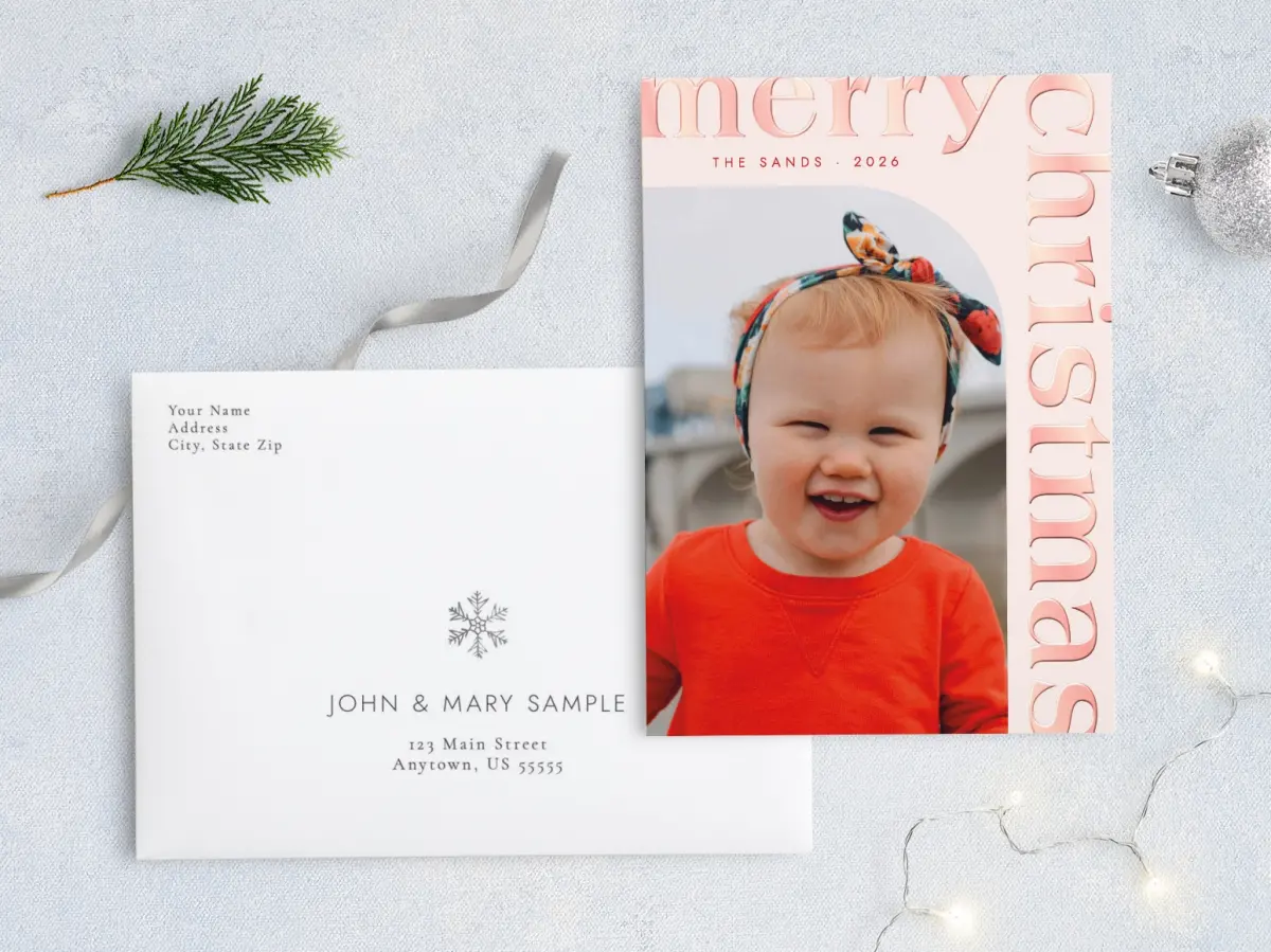 Front with Envelope Design