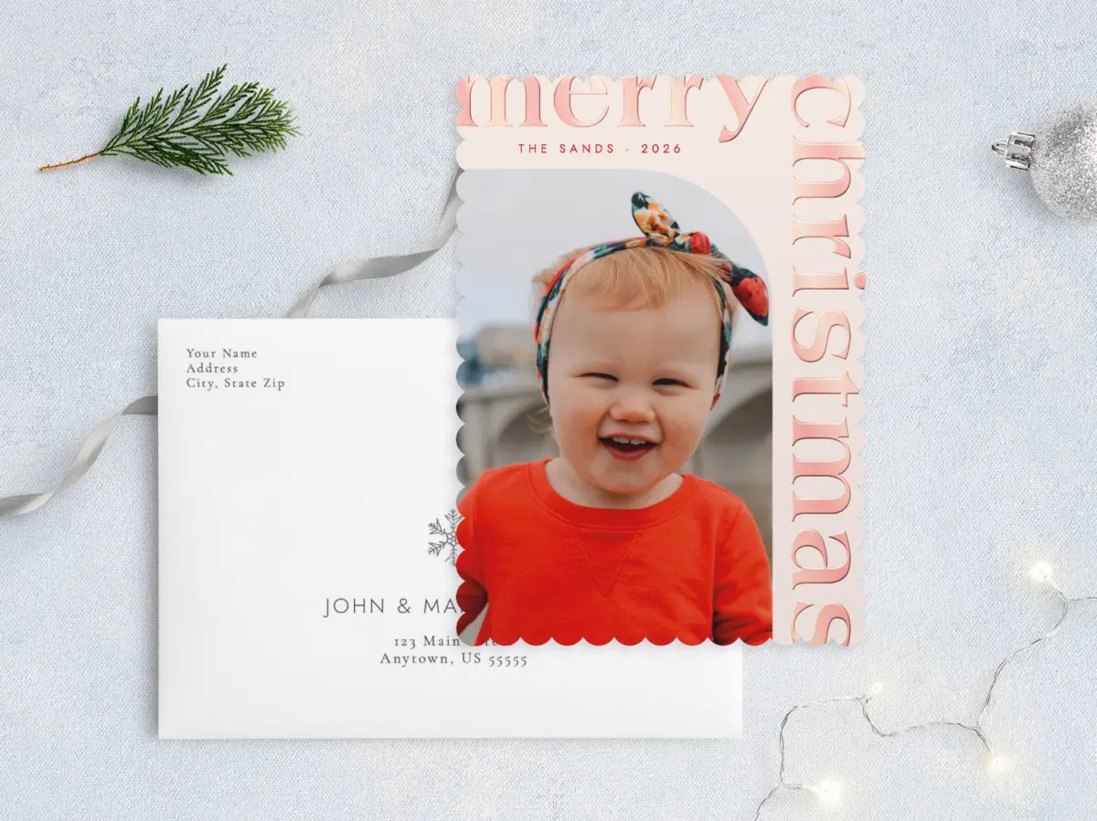 Front with Envelope Design