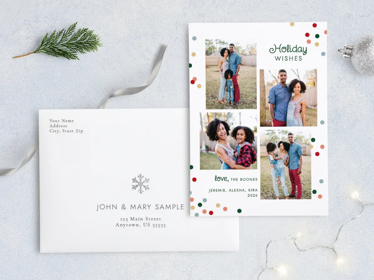 Front with Envelope Design
