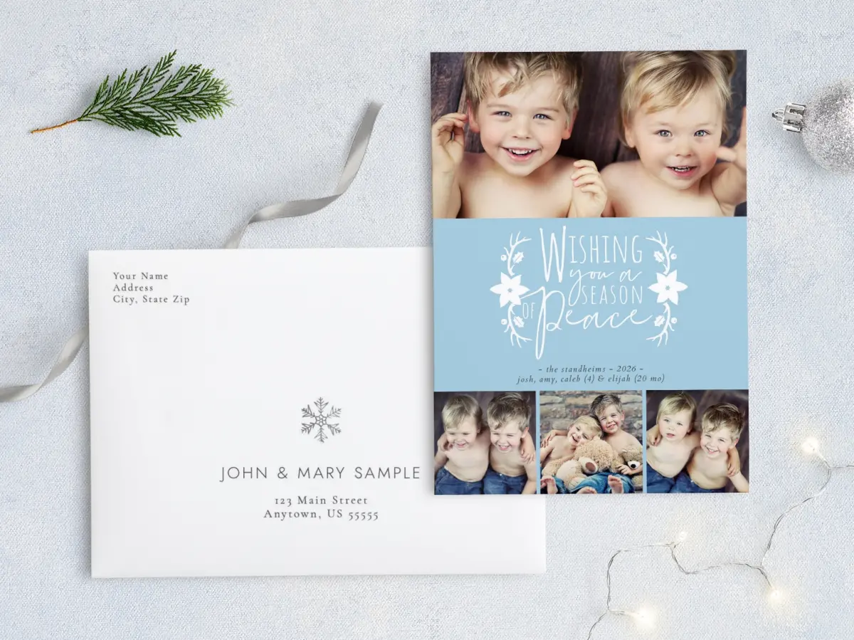 Front with Envelope Design