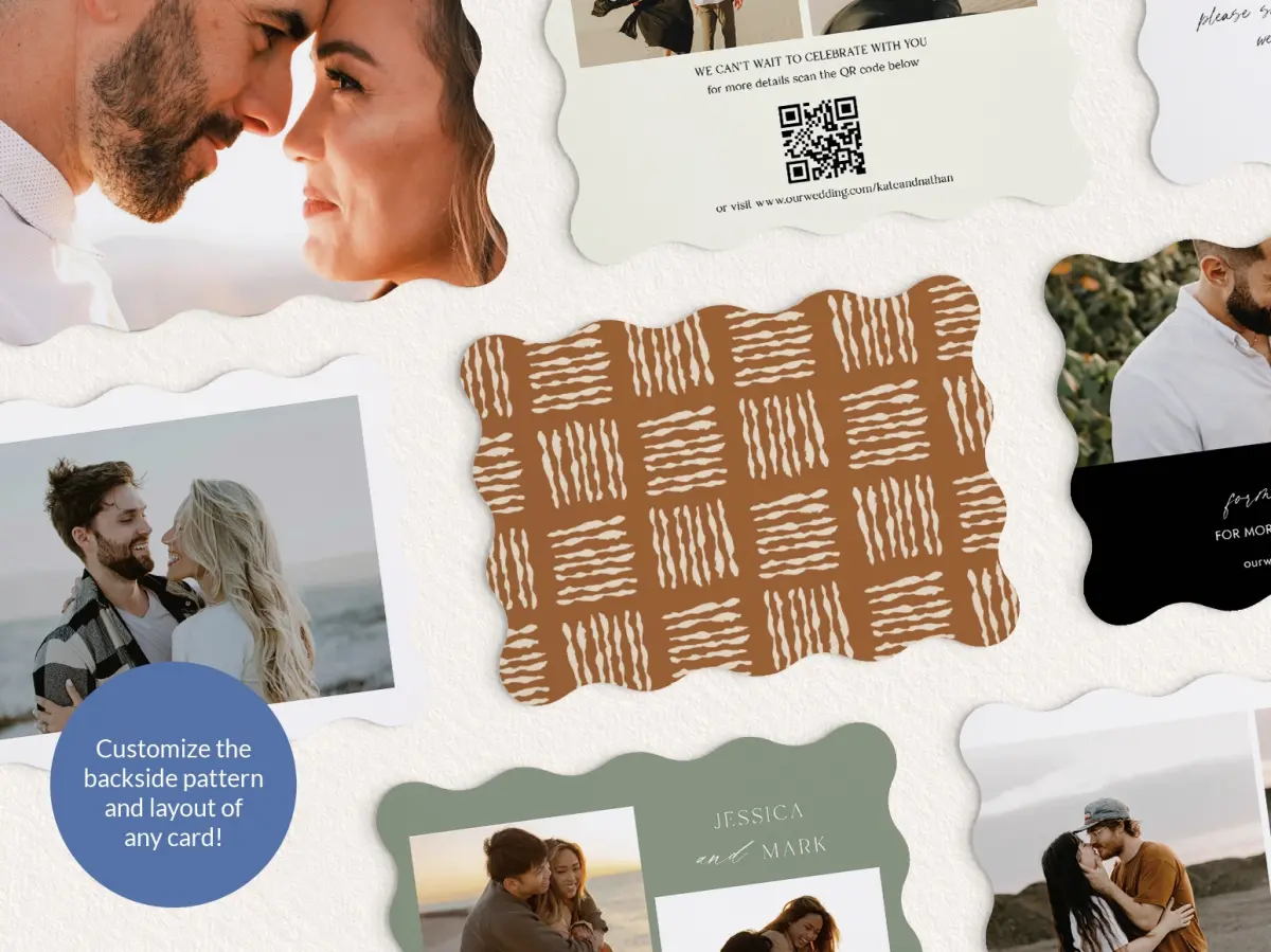 Back of Save the Date Card