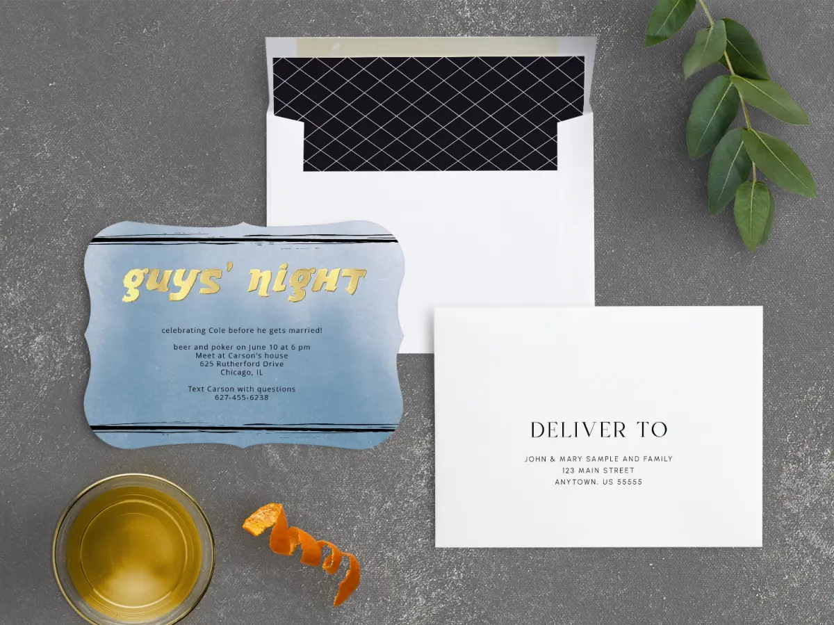 Front with Envelope Liner