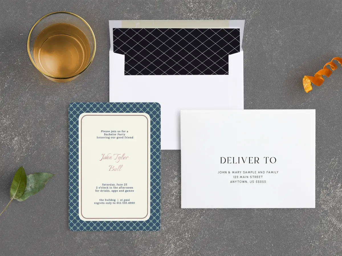 Front with Envelope Liner