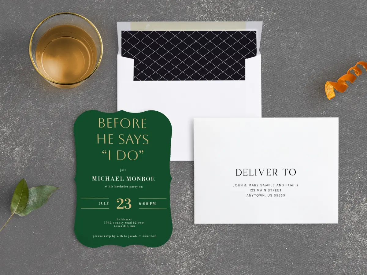 Front with Envelope Liner