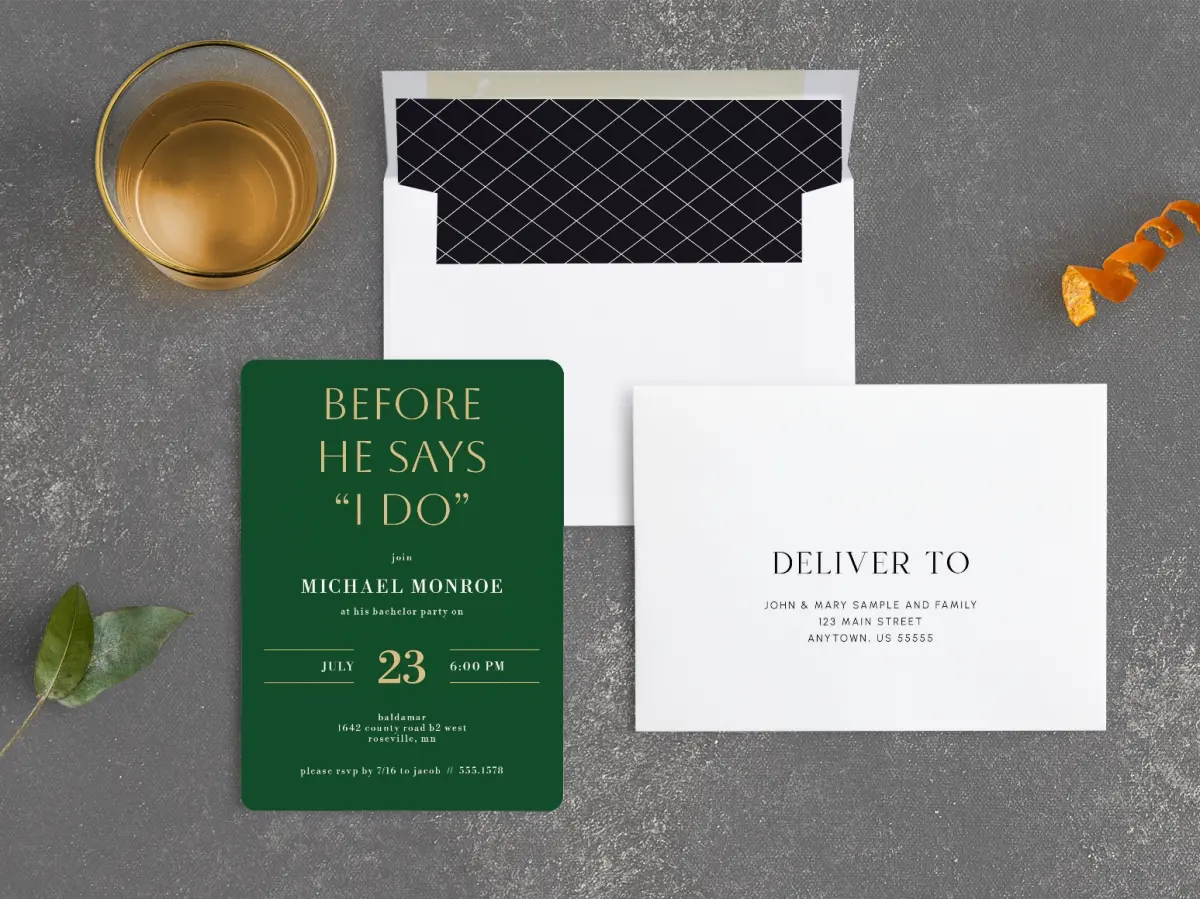 Front with Envelope Liner
