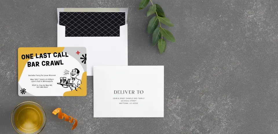 Front with Envelope Liner