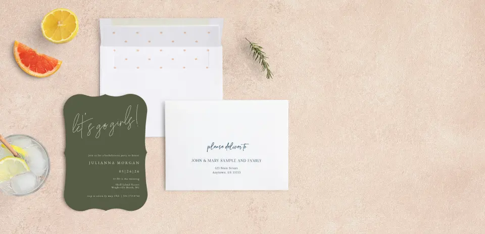 Front with Envelope Liner