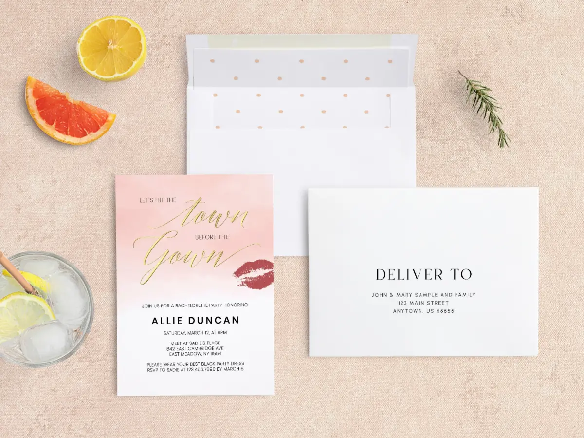 Front with Envelope Liner