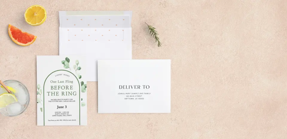 Front with Envelope Liner