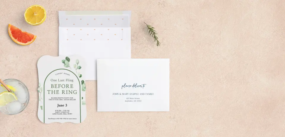 Front with Envelope Liner