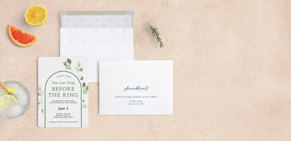 Front with Envelope Liner