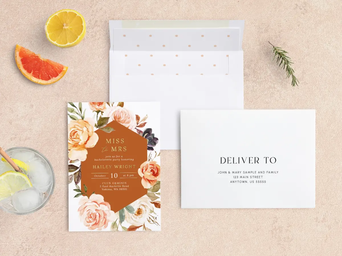 Front with Envelope Liner