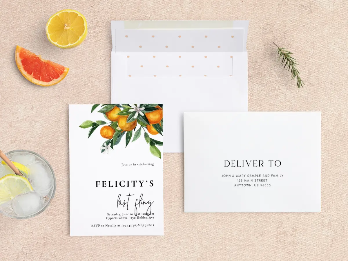 Front with Envelope Liner