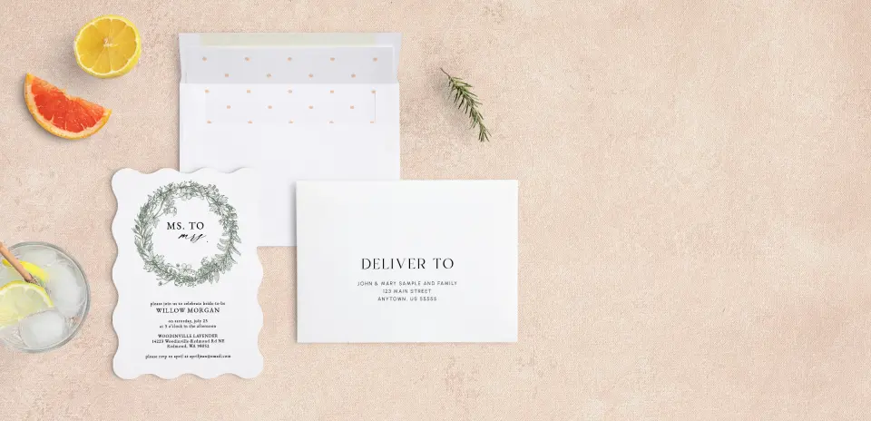 Front with Envelope Liner