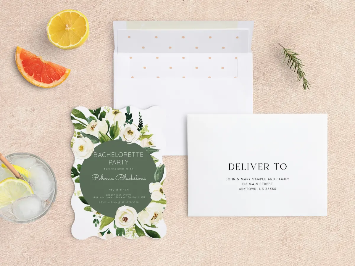Front with Envelope Liner