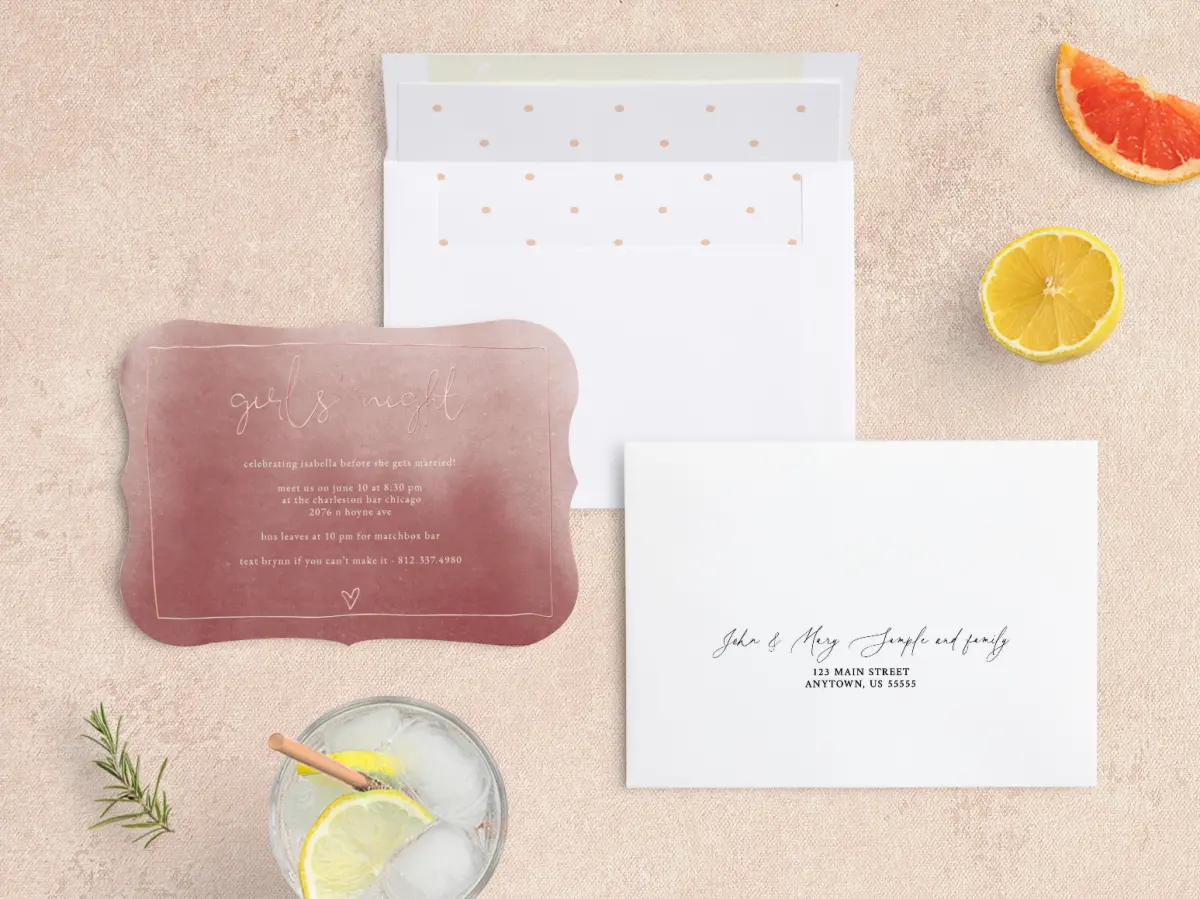 Front with Envelope Liner