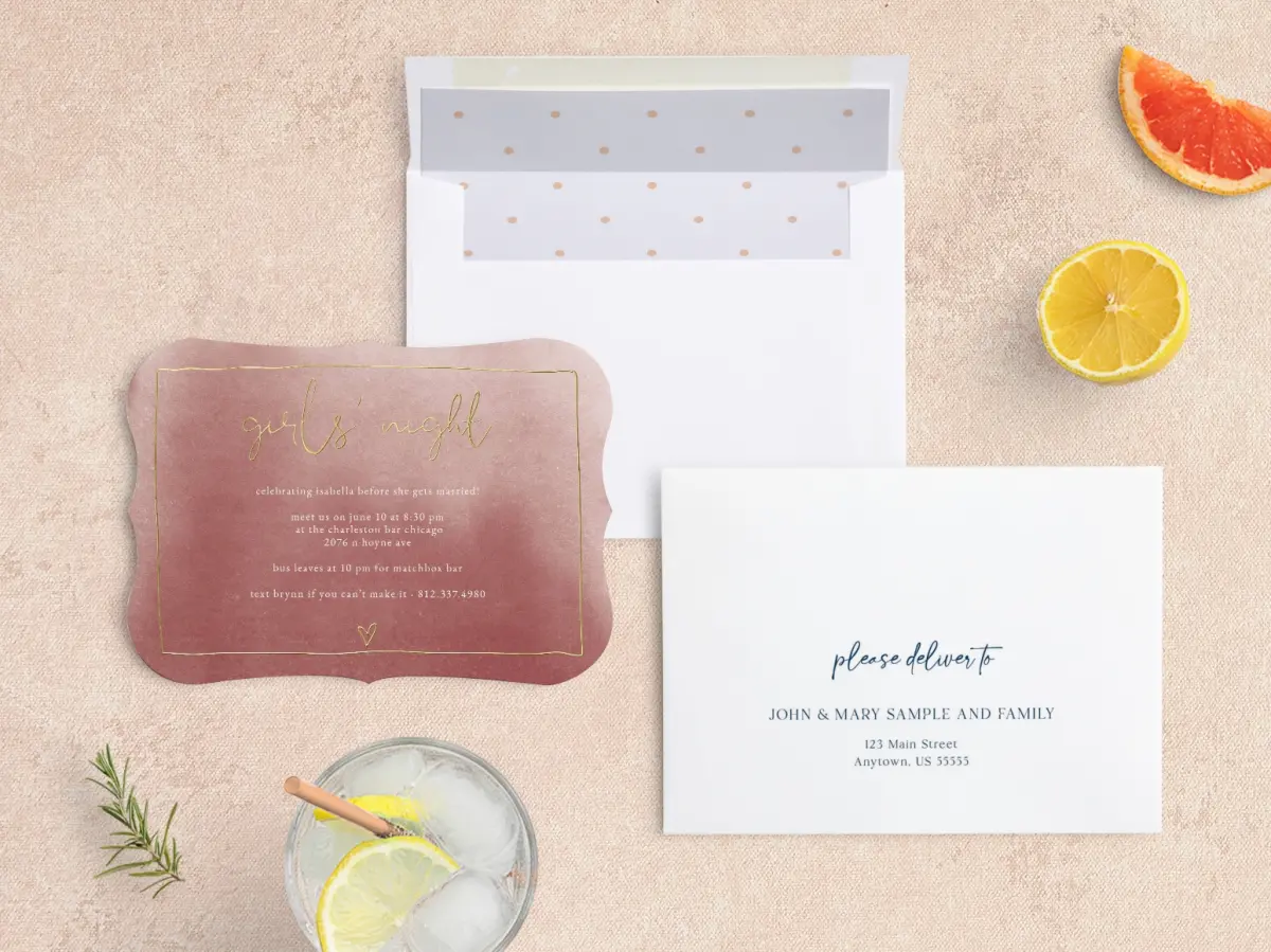 Front with Envelope Liner
